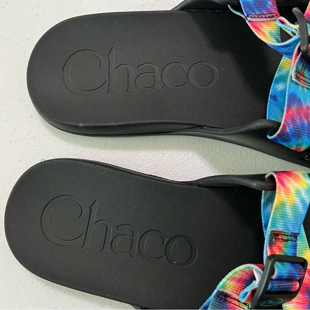 Chaco Chillos Tie Dye Slides